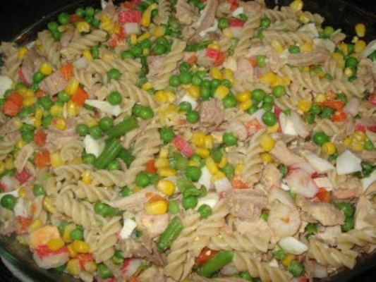 Salada de macarrão kg